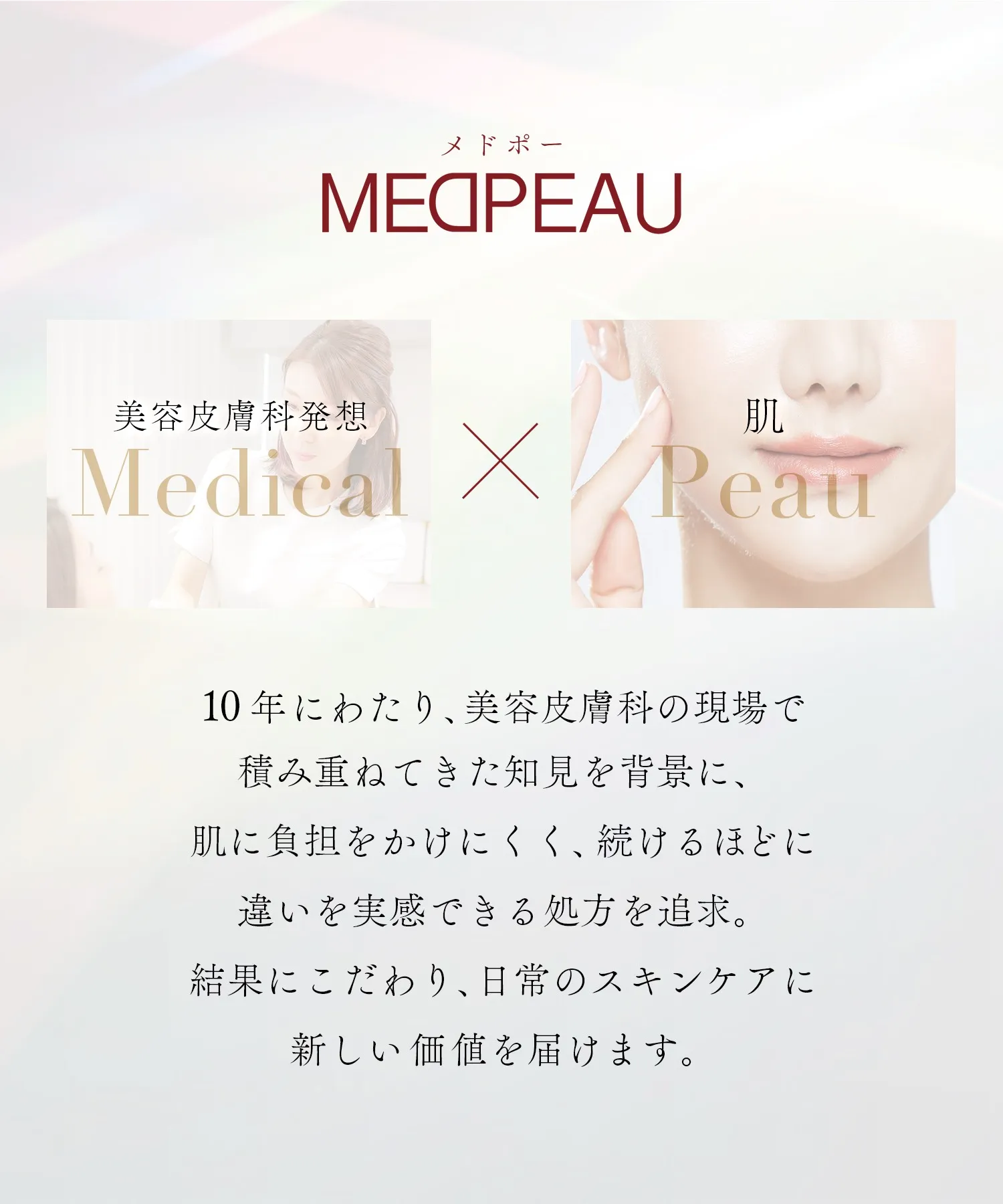 美容皮膚科の発想×肌